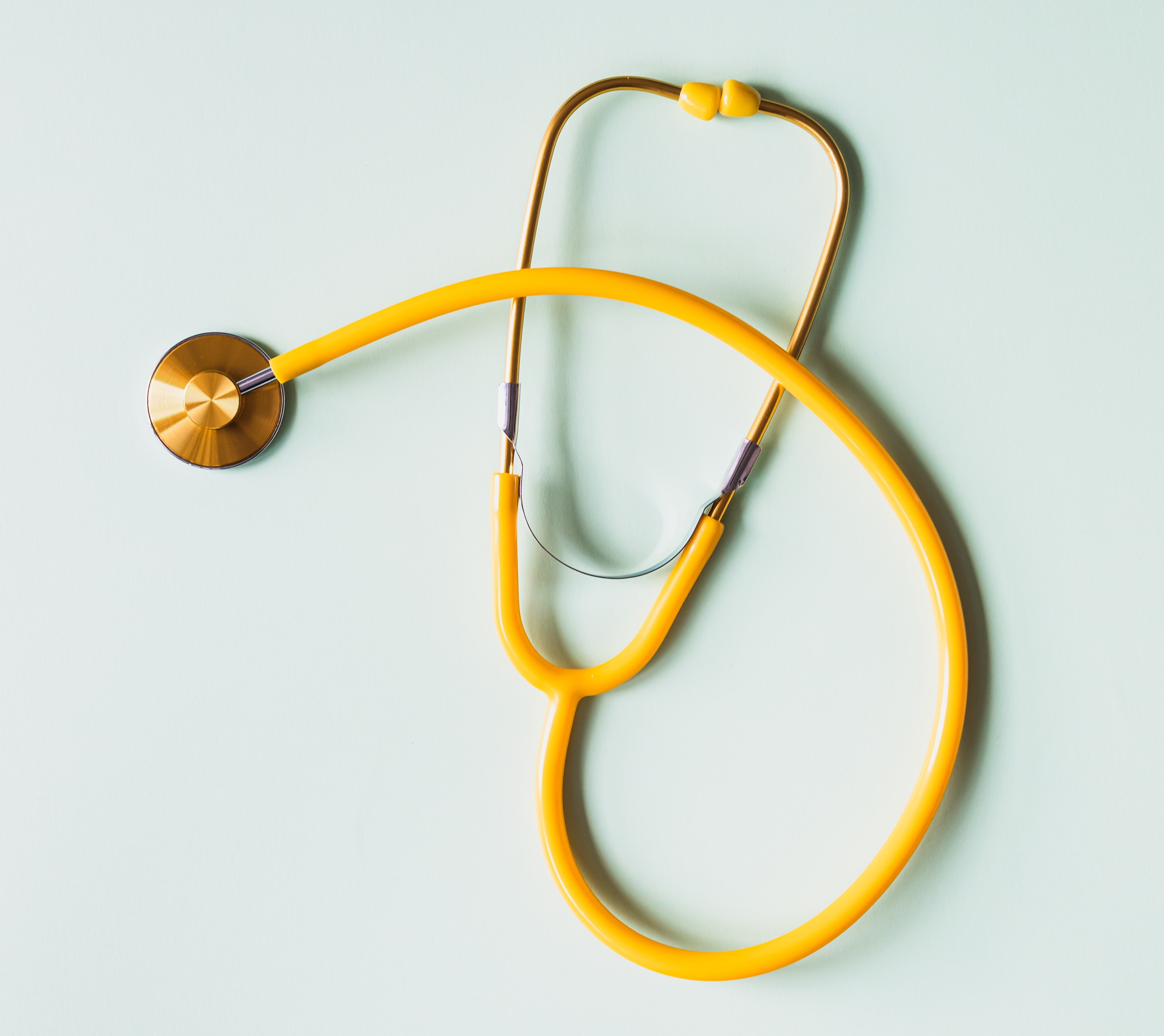 Yellow stethoscope
